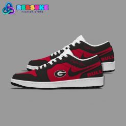 NCAA Georgia Bulldogs Customized Low Jordan 1