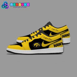 NCAA Iowa Hawkeyes Customized Low Jordan 1