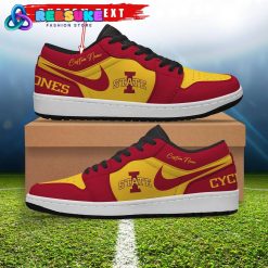 NCAA Iowa State Cyclones Customized Low Jordan 1