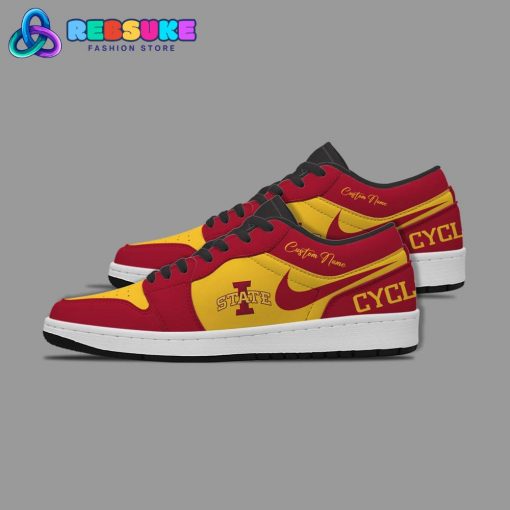 NCAA Iowa State Cyclones Customized Low Jordan 1