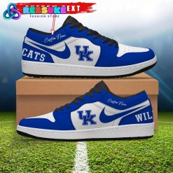 NCAA Kentucky Wildcats Customized Low Jordan 1