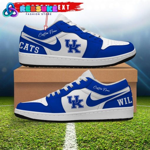 NCAA Kentucky Wildcats Customized Low Jordan 1