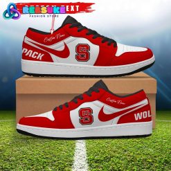 NCAA NC State Wolfpack Customized Low Jordan 1