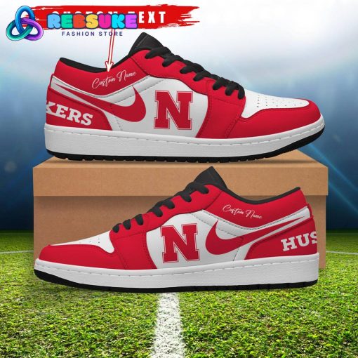 NCAA Nebraska Cornhuskers Customized Low Jordan 1