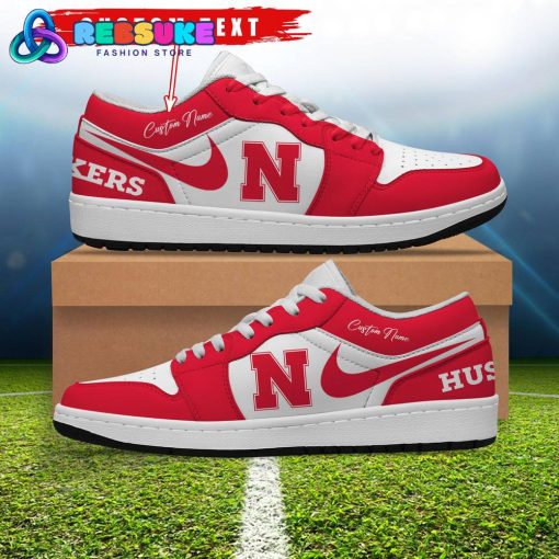 NCAA Nebraska Cornhuskers Customized Low Jordan 1