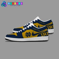 NCAA Notre Dame Fighting Irish Customized Low Jordan 1