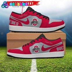 NCAA Ohio State Buckeyes Customized Low Jordan 1