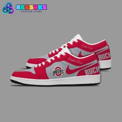 NCAA Ohio State Buckeyes Customized Low Jordan 1