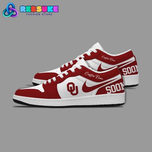 NCAA Oklahoma Sooners Customized Low Jordan 1