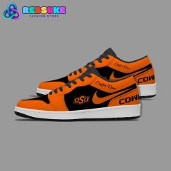 NCAA Oklahoma State Cowboys Customized Low Jordan 1