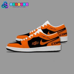 NCAA Oklahoma State Cowboys Customized Low Jordan 1