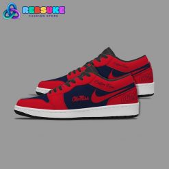 NCAA Ole Miss Rebels Customized Low Jordan 1