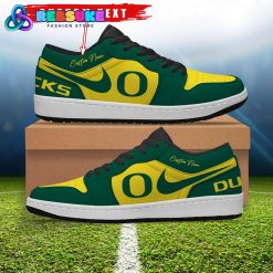 NCAA Oregon Ducks Customized Low Jordan 1