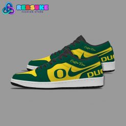 NCAA Oregon Ducks Customized Low Jordan 1