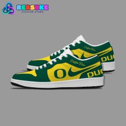 NCAA Oregon Ducks Customized Low Jordan 1