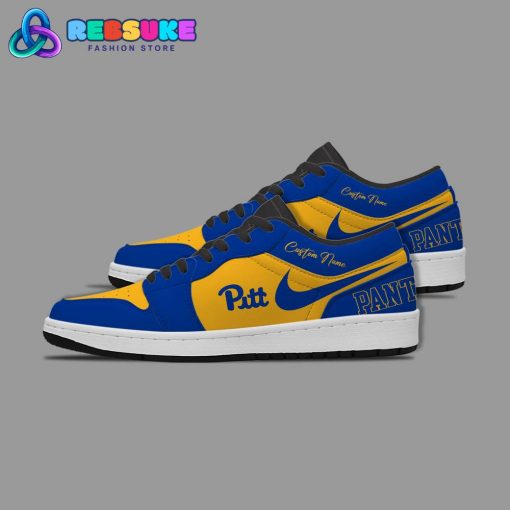 NCAA Pittsburgh Panthers Customized Low Jordan 1