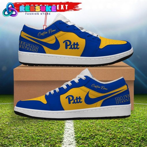 NCAA Pittsburgh Panthers Customized Low Jordan 1