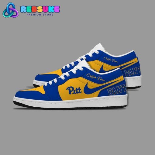 NCAA Pittsburgh Panthers Customized Low Jordan 1