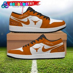 NCAA Texas Longhorns Customized Low Jordan 1