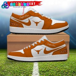 NCAA Texas Longhorns Customized Low Jordan 1