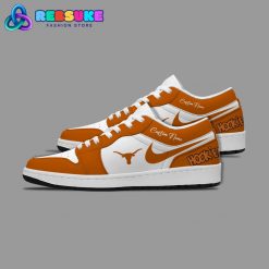 NCAA Texas Longhorns Customized Low Jordan 1