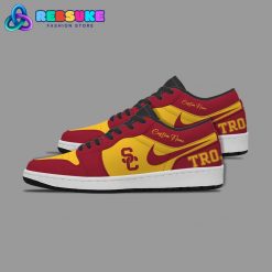 NCAA USC Trojans Customized Low Jordan 1