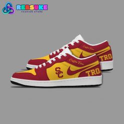 NCAA USC Trojans Customized Low Jordan 1