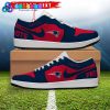 NFL Minnesota Vikings Customized Nike Low Jordan 1