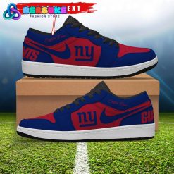 NFL New York Giants Customized Nike Low Jordan 1