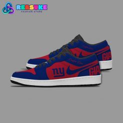 NFL New York Giants Customized Nike Low Jordan 1