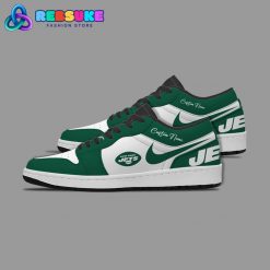 NFL New York Jets Customized Nike Low Jordan 1