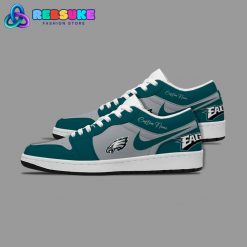 NFL Philadelphia Eagles Customized Nike Low Jordan 1