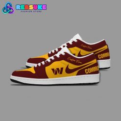 NFL Washington Commanders Customized Nike Low Jordan 1