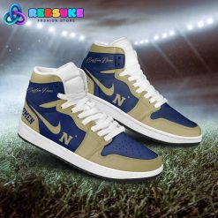 Navy Midshipmen NCAA Customized Air Jordan 1