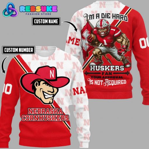 Nebraska Cornhuskers Football Custom Name Hoodie