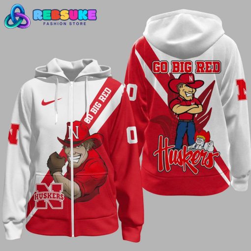 Nebraska Cornhuskers Football Custom Number Hoodie