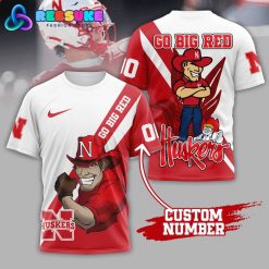 Nebraska Cornhuskers Football Custom Number Shirt