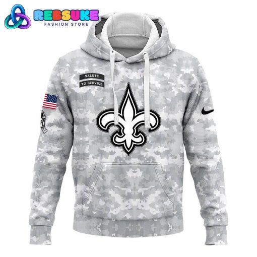 New Orleans Saints Arctic Camo 2024 Combo Hoodie, Pants, Cap