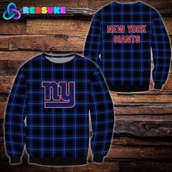 New York Giants NFL Plaid Hoodie Zip Hoodie Sweatshirt