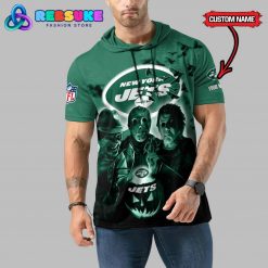 New York Jets Custom Name Halloween Hoodie Short Sleeve