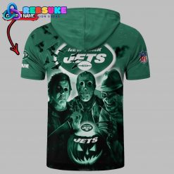 New York Jets Custom Name Halloween Hoodie Short Sleeve