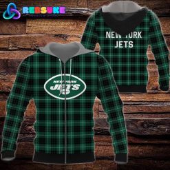 New York Jets NFL Plaid Hoodie, Zip Hoodie, Sweatshirt