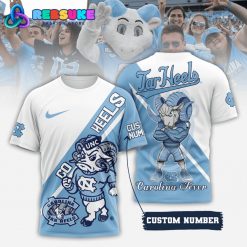 North Carolina Tar Heels Football Custom Number Shirt