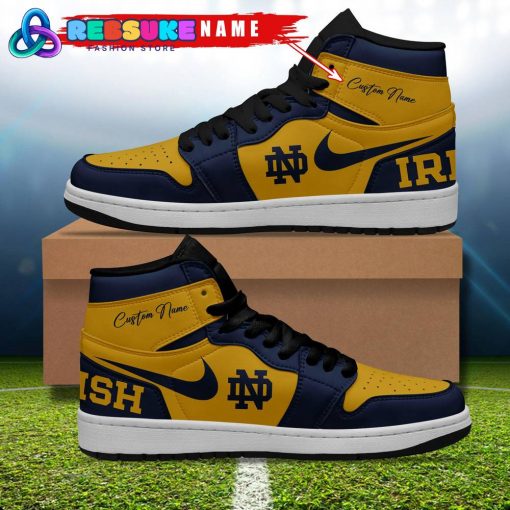 Notre Dame Fighting Irish NCAA Customized Air Jordan 1