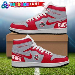 Ohio State Buckeyes NCAA Customized Air Jordan 1