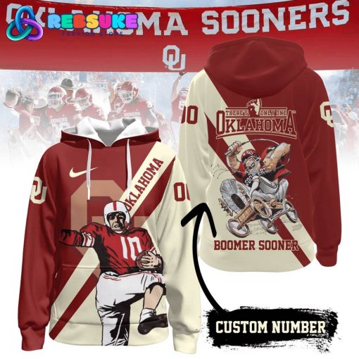 Oklahoma Sooners Football Custom Name Hoodie