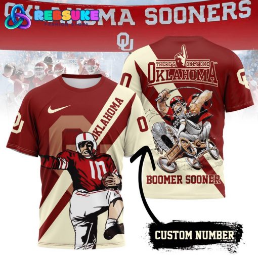 Oklahoma Sooners Football Custom Name Shirt