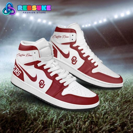 Oklahoma Sooners NCAA Customized Air Jordan 1