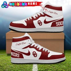 Oklahoma Sooners NCAA Customized Air Jordan 1