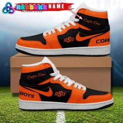 Oklahoma State Cowboys NCAA Customized Air Jordan 1